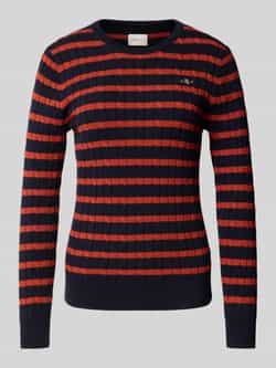 Gant Gebreide pullover met ribboorden