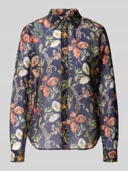 Gant Regular fit overhemdblouse met zijde model 'Floral'