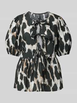 Pieces Blouse met strik model 'JADE'