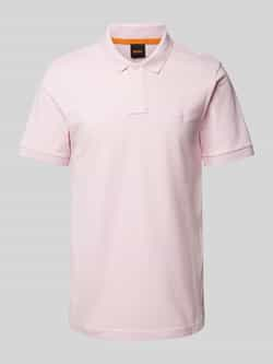 Boss Orange Stijlvolle Passenger Polo in Lichtroze Pink Heren