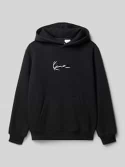 Karl Kani Regular fit hoodie van katoenmix met logostitching