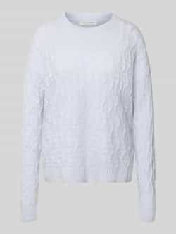 Christian Berg Woman Gebreide pullover van kasjmier met ronde hals