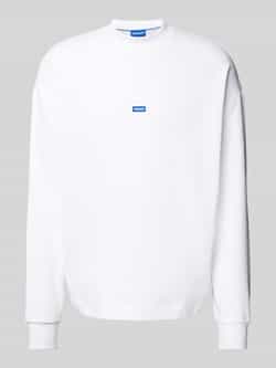Hugo Blue Sweatshirt met opstaande kraag model 'Nedro'