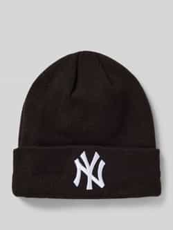 New era Beanie met labeldetail