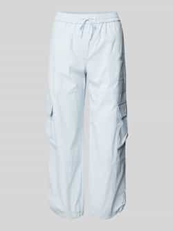 Marc Cain Straight leg cargobroek met elastische band