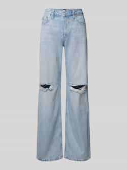 Tommy Jeans Wide leg jeans van een mix van katoen en lyocell model 'MIA'