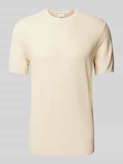 Profuomo T-shirt in tricotlook