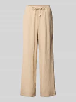 Tom Tailor Denim Straight leg broek van mousseline