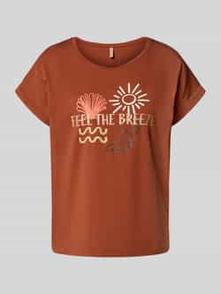 Soyaconcept T-shirt met ronde hals model 'RINA'