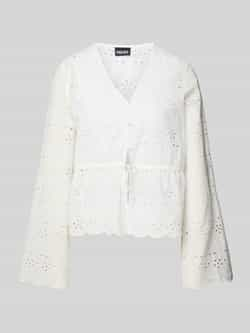 Pieces Blouseshirt met broderie anglaise model 'ARMORINE'