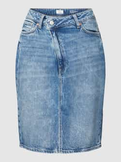 QS Jeansrok met steekzakken model 'Agolde'