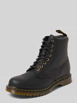 Dr. Martens Boots van leer met labeldetail