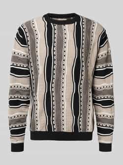 Redefined Rebel Gebreide pullover met ribboorden model 'TETON'