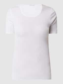 Hanro T-shirt van katoen model 'Cotton Seamless'