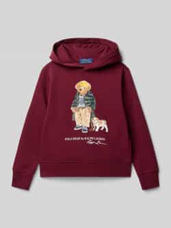 Polo Ralph Lauren Teens Regular fit hoodie van katoenmix met logoprint