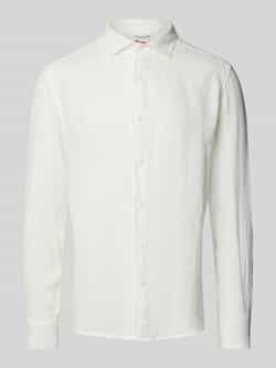 MC2 Saint Barth Regular fit linnen overhemd met kentkraag model 'PAMPLONA'