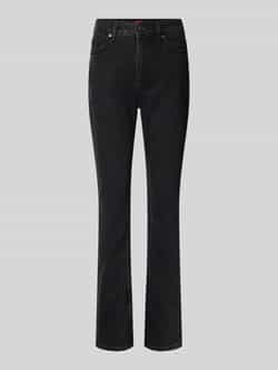HUGO Slim fit jeans van katoenmix model 'GRITRIA_1'