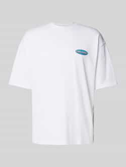 REVIEW Oversized T-shirt met labelprint