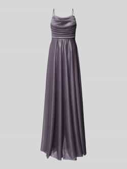 TROYDEN COLLECTION Avondjurk met cascadehals