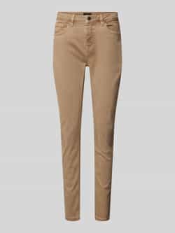 Monari Slim fit jeans met strass-steentjes