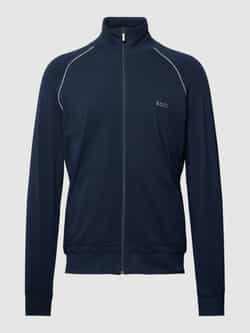 BOSS Sweatvest Mix&Match Jacket Z met contrastnaad op de mouw