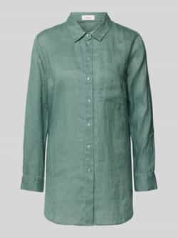 S.Oliver RED LABEL Linnen blouse met borstzak model 'Tuni'