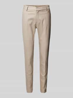 MOS MOSH Slim fit stoffen broek met steekzakken model 'Abbey Night'