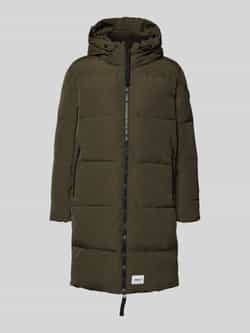 Khujo Gewatteerd jack met capuchon en tweewegsritssluiting model 'LEAR'