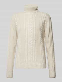 Blend Gebreide pullover met kabelpatroon