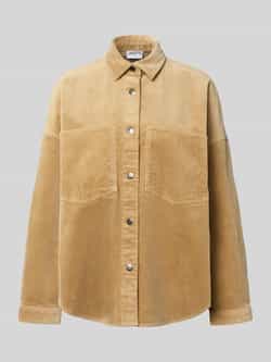 Jake*s Casual Regular fit overhemdblouse in ribcordlook