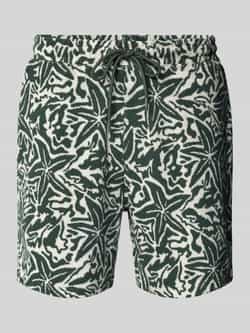 Shiwi Korte regular fit broek met tunnelkoord model 'Tony'