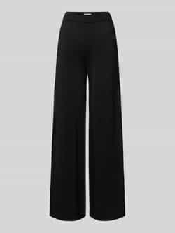 LOLLYS LAUNDRY Wide leg stoffen broek met elastische band model 'Agadir'