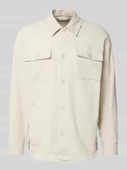 Casual friday Regular fit overhemdjack van corduroy model 'MYLES'