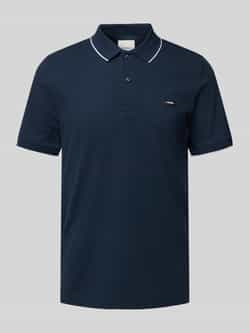 CK Calvin Klein Poloshirt met labeldetail
