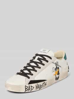Crime London Sneakers met motiefprints model 'DISTRESSED'