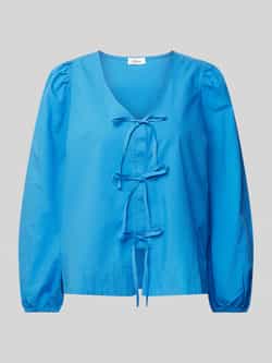 S.Oliver RED LABEL Regular fit blouse met lange mouwen van puur katoen