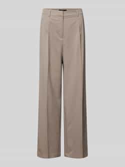 Vero Moda Loose fit stoffen broek met bandplooien model 'NILA'