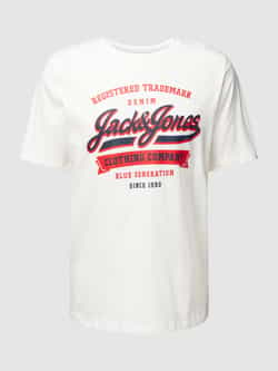 jack & jones T-shirt met labelprint