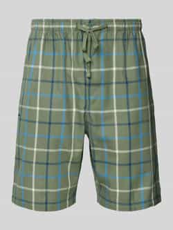 Schiesser Regular fit korte pyjamabroek met elastische band