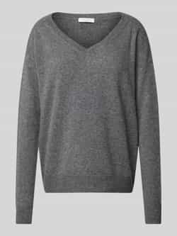 Christian Berg Woman Pullover van kasjmier met V-hals
