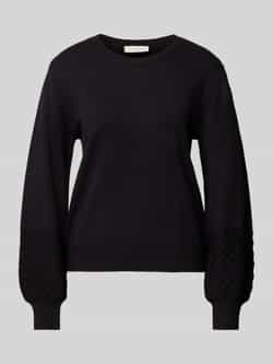 FREE QUENT Gebreide pullover met ballonmouwen model 'Zoe'