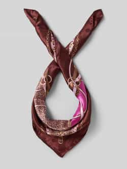 Liu Jo White Sjaal met labelopschrift model 'Foulard Spotted Metalware'