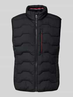 Tom Tailor Regular fit bodywarmer met borstzak met rits