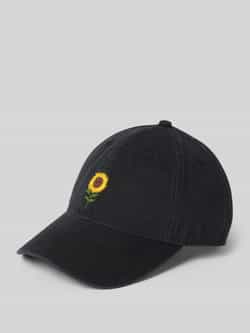 Forét Baseballpet met motiefstitching model 'TOURNESOL'