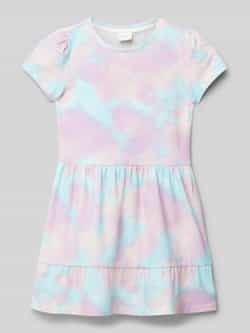 S.Oliver RED LABEL Junior Gedessineerde jurk met volantdetails