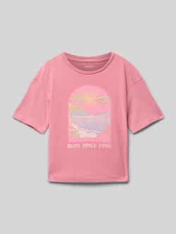 Roxy T-shirt met ronde hals model 'SUN FOR ALL SEASONS'