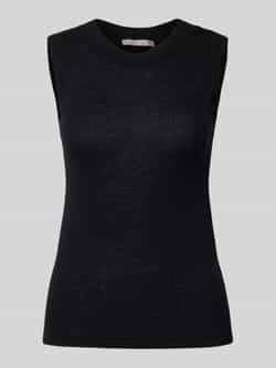 Christian Berg Woman Selection Gebreide top van wol met ronde hals