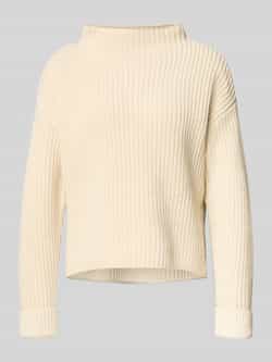 Selected Femme Regular fit gebreide pullover van katoenmix model 'SELMA'