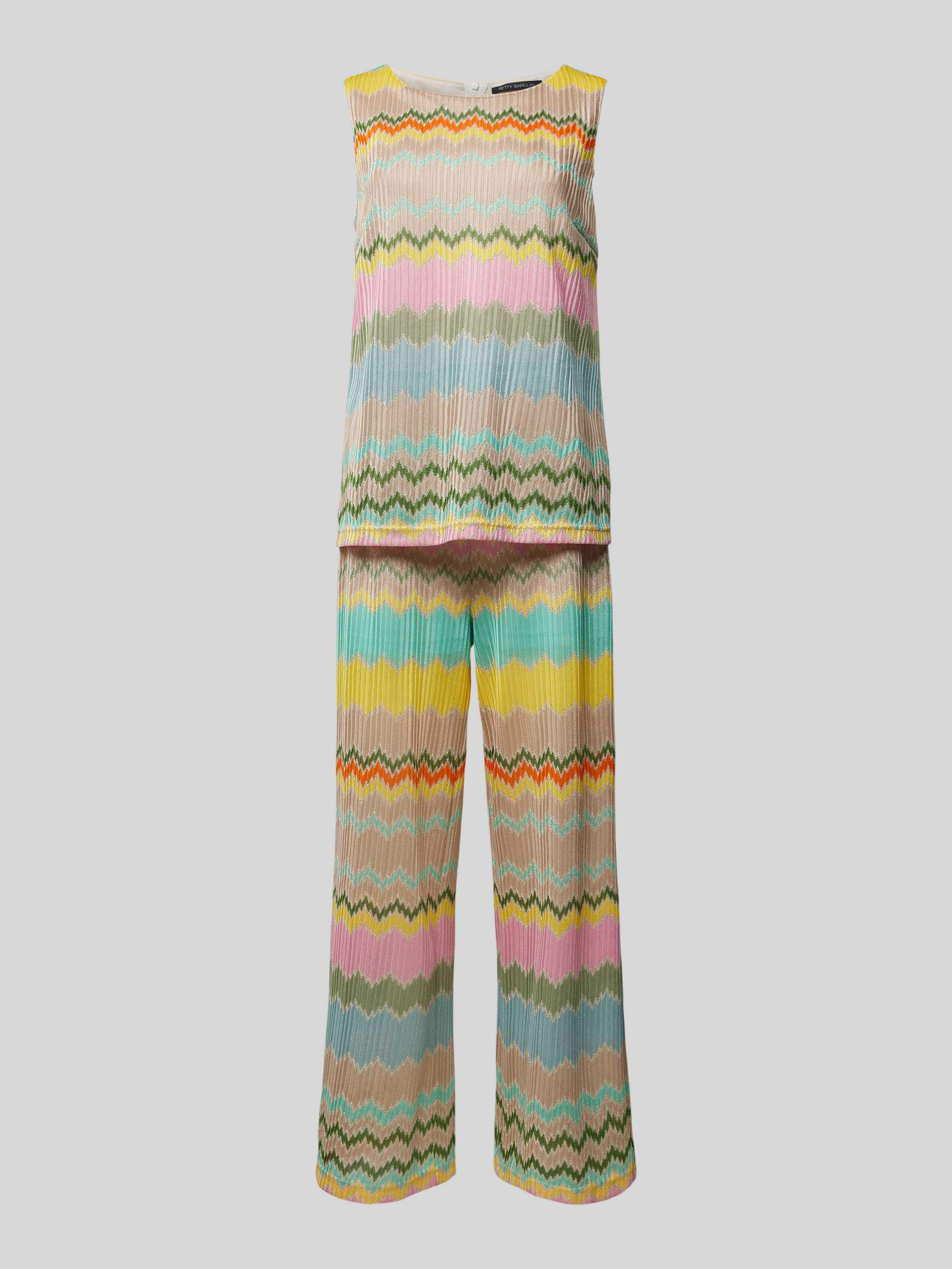 Betty Barclay Mouwloze Jumpsuit Trendy Stijl Multicolor Dames