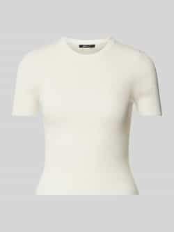 Gina Tricot Kort T-shirt met fijnrib